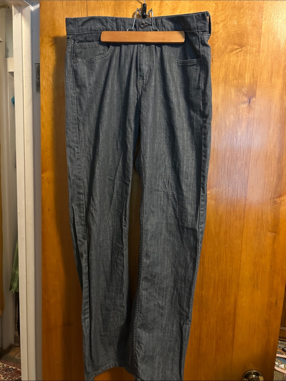 Levi's Men's Straight Jeans in Charcoal